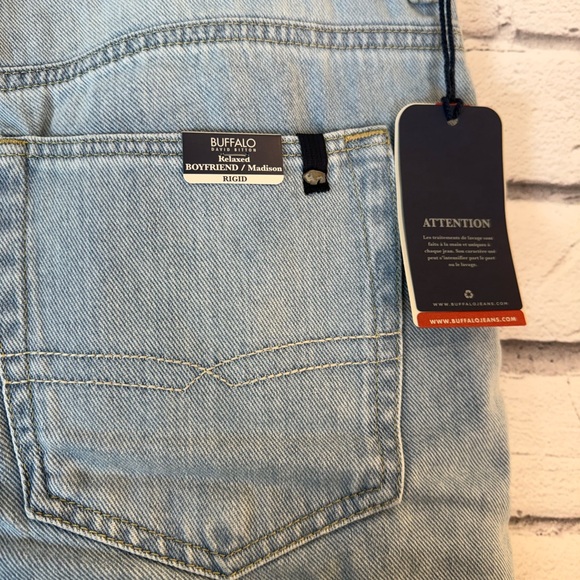 Buffalo David Bitton Women’s Madison Boyfriend 90s Jeans Distressed Size 32 NEW - Picture 10 of 11